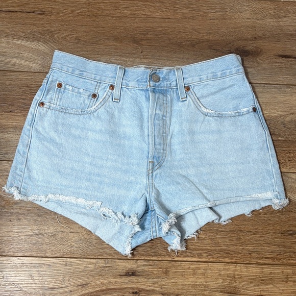 Levi's Pants - Levi's Light Blue Jean Shorts for Women